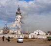 Под Калининградом произошел крупный пожар